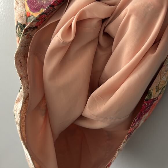 Tory Burch Kaley Tweed Floral Dress Size 10 Lux Easter Spring - Picture 8 of 10